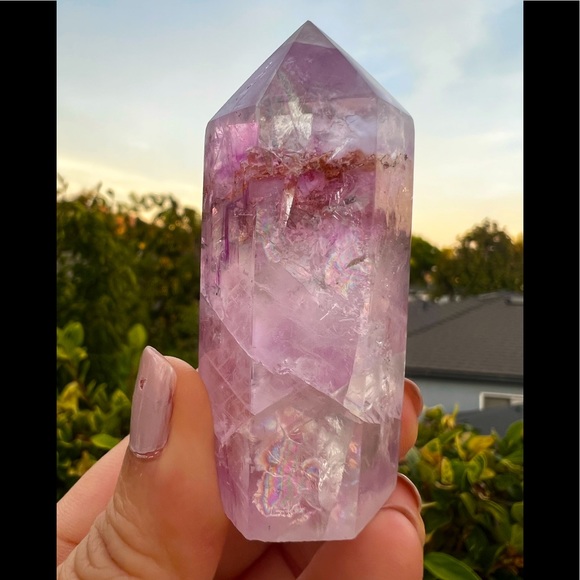 SUPER RARE White Fluorite Tower - Picture 1 of 6